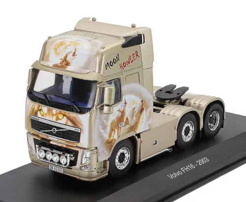 Edicola - VOLVO FH16 TRACTOR TRUCK 3-ASSI 2003 - MOON HOWLER BEIGE