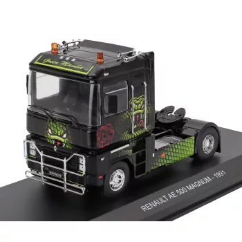   Edicola - RENAULT MAGNUM AE500 TRACTOR TRUCK 2-ASSI 1991 - GREEN MAMBA BLACK
