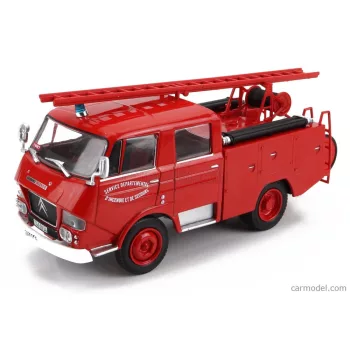   Edicola - Citroen N-Series Tanker Truck 1969 - Fire Engine - Vigili Del Fuoco - Feuerwehr Red