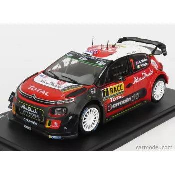   Edicola - Citroen C3 Wrc Abu Dhabi N 7 Rally Rac Catalunya Costa Durada 2017 K.Meeke - P.Nagle Black Grey White