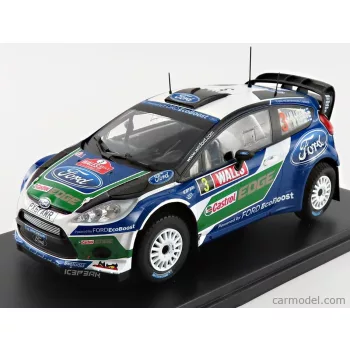   Edicola - Ford England Fiesta R5 N 3 Rally Wales Gb 2012 J.M Latvala - M.Anttila Blue White Green