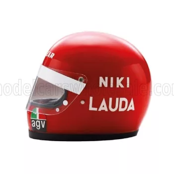   Edicola - HELMET F1  CASCO HELMET NIKI LAUDA 312T TEAM FERRARI SEFAC WORLD CHAMPION SEASON 1975 RED
