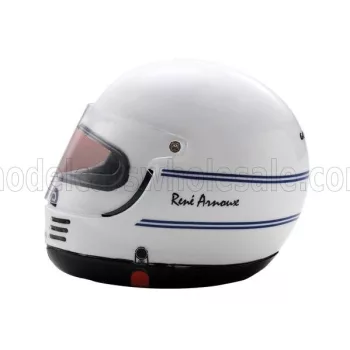   Edicola - HELMET F1  CASCO HELMET RENE ARNOUX 126 C2B TEAM FERRARI SEASON 1983 WHITE