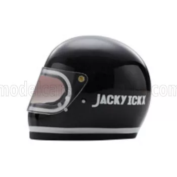   Edicola - HELMET F1  CASCO HELMET JACKY ICKX 312 B2 TEAM FERRARI SEASON 1971 BLACK