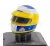 Edicola - HELMET F1 CASCO HELMET MICHELE ALBORETO TEAM SCUDERIA FERRARI SEFAC F SEASON 1986 YELLOW BLUE WHITE