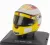 Edicola - HELMET F1 CASCO HELMET LUCA BADOER TEAM SCUDERIA FERRARI F60 SEASON 2009 WHITE YELLOW