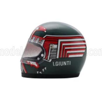   Edicola - HELMET F1  CASCO HELMET IGNAZIO GIUNTI 312B TEAM FERRARI SEASON 1970 DARK GREEN RED WHITE