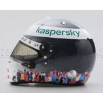   Edicola - HELMET F1  CASCO HELMET SEBASTIAN VETTEL SF1000 TEAM SCUDERIA FERRARI N 5 3rd TURKISH GP 2020 BLACK WHITE