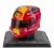 Edicola - HELMET F1 CASCO HELMET CARLOS SAINZ TEAM SCUDERIA FERRARI SF-25 4th SPAIN GP 2022 RED YELLOW BLACK