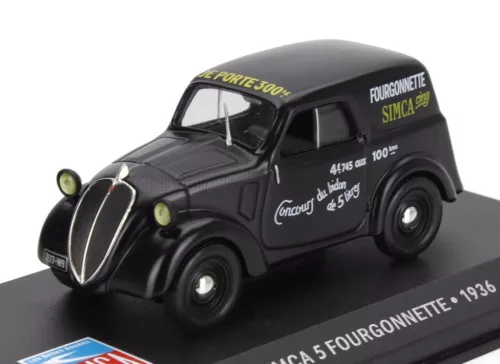 Edicola - SIMCA 5 FOURGONNETTE 1936 BLACK