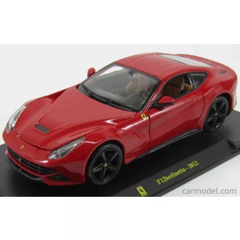   Edicola - Ferrari F12 Berlinetta 2012 - Con Vetrina - With Showcase Red