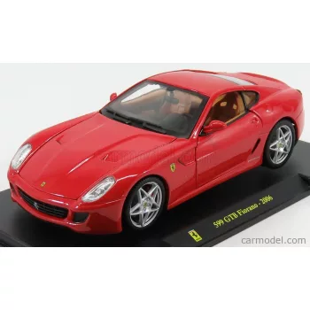   Edicola - Ferrari 599 Gtb Fiorano 2006 - Con Vetrina - With Showcase Red
