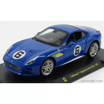   Edicola - Ferrari California T N 6 1971 - Inspired By The 512M - Con Vetrina - With Showcase Blue