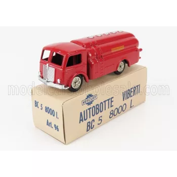   Edicola - VIBERTI AUTOBOTTE BC5 8000L PETROLCALTEX TANKER TRUCK 1940 RED