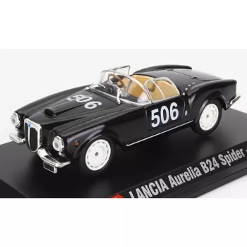   Edicola - LANCIA AURELIA B24 SPIDER N 506 MILLE MIGLIA 1956 BLACK