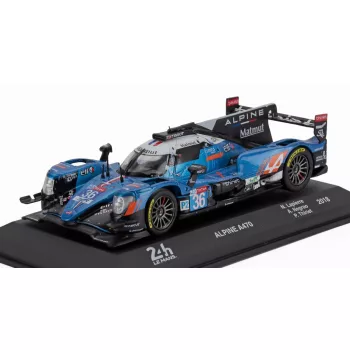   Edicola - ALPINE A470 GIBSON TEAM SIGNATECH-ALPINE MATMUT N 36 WINNER LMP2 CLASS 24h LE MANS 2018 NICOLAS LAPIERRE - ANDRE NEGRAO - PIERRE THIRIET BLUE BLACK