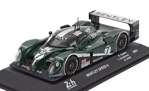 Edicola - BENTLEY SPEED 8 4.0L TURBO V8 TEAM BENTLEY N 7 WINNER 24h LE MANS 2003 TOM KRISTENSEN - RINALDO CAPELLO - GUY SMITH GREEN MET