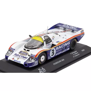   Edicola - PORSCHE 956L 2.6L TWIN TURBO TEAM ROTHMANS PORSCHE N 3 WINNER 24h LE MANS 1983 AL HOLBERT - HURLEY HAYWOOD - VERN SCHUPPAN WHITE BLUE
