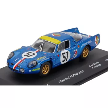   Edicola - RENAULT ALPINE A210 TEAM ECURIE SAVIN CALBERSON N 57 24h LE MANS 1968 ALAIN LEGUELLEC - ALAIN SERPAGGI BLUETTE YELLOW