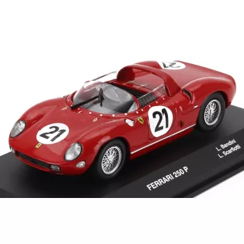   Edicola - FERRARI 250P SPIDER 3.0L V12 TEAM FERRARI SPA SEFAC N 21 WINNER 24h LE MANS 1963 LUDOVICO SCARFIOTTI - LORENZO BANDINI RED