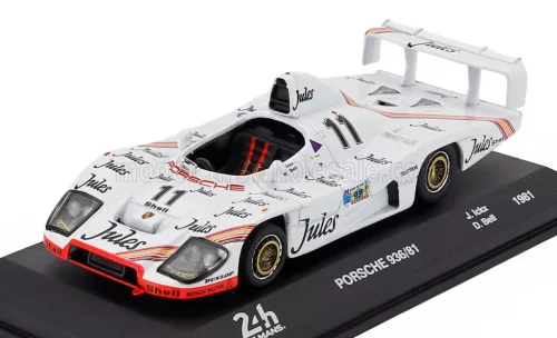 Edicola - PORSCHE TYPE 935 2.3L TURBO FLAT-6 TEAM PORSCHE SYSTEM N 11 WINNER 24h LE MANS 1981 JACKY ICKX - DEREK BELL WHITE
