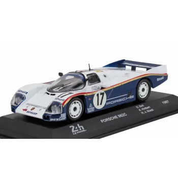   Edicola - PORSCHE 962C 3.0L F6 TEAM ROTHMANS PORSCHE AG N 17 WINNER 24h LE MANS 1987 DEREK BELL - AL HOLBERT - HANS JOACHIM STUCK WHITE BLUE