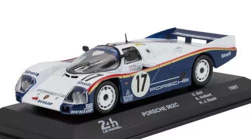 Edicola - PORSCHE 962C 3.0L F6 TEAM ROTHMANS PORSCHE AG N 17 WINNER 24h LE MANS 1987 DEREK BELL - AL HOLBERT - HANS JOACHIM STUCK WHITE BLUE