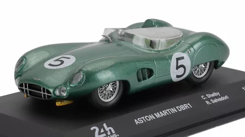 Edicola - ASTON MARTIN DBR1 3.0L SPIDER TEAM DAVID BROWN RACING DEPT. N 5 WINNER 24h LE MANS 1959 ROY SALVADORI - CARROLL SHELBY GREEN