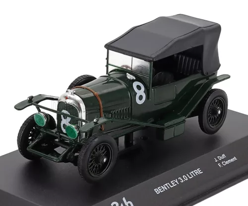 Edicola - BENTLEY 3-LITRE 3.0L TEAM BENTLEY MOTORS LIMITED N 8 WINNER 24h LE MANS 1924 JOHN DUFF - FRANK CLEMENT BRITISH RACING GREEN