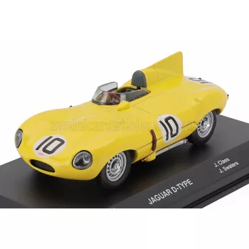   Edicola - JAGUAR D-TYPE 3.4L TEAM ECURIE FRANCORCHAMPS N 10 3rd 24h LE MANS 1955 JACQUES SWATERS - JOHNNY CLAES YELLOW