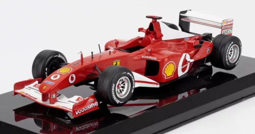 Edicola - FERRARI F1 F2002 N 1 WORLD CHAMPION SEASON 2002 MICHAEL SCHUMACHER - BLISTER BOX RED WHITE