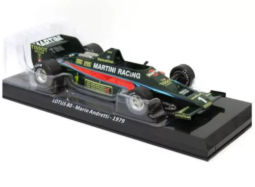 Edicola - 1:24 Lotus 80 Martini Racing Team Lotus #1 Mario Andretti  Formula 1 1979 - damaged blister pack - 