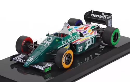 Edicola - BENETTON F1 BMW B186 BENETTON N 20 SEASON 1986 GERHARD BERGER - BLISTER BOX GREEN WHITE