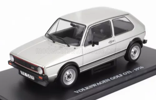 Edicola - VOLKSWAGEN GOLF GTi MKI 1976 - CON VETRINA - WITH SHOWCASE SILVER