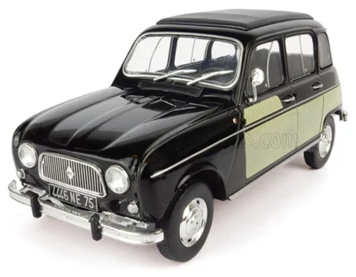 Edicola - RENAULT R4L PARISIENNE 1966 - CON VETRINA - WITH SHOWCASE BLACK GREEN