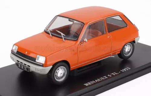 Edicola - RENAULT R5 TL 1973 - CON VETRINA - WITH SHOWCASE ORANGE