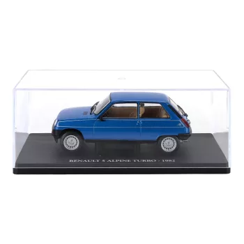   Edicola - RENAULT R5 ALPINE TURBO 1982 - CON VETRINA - WITH SHOWCASE BLUE