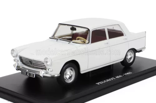 Edicola - PEUGEOT 404 1962 - CON VETRINA - WITH SHOWCASE WHITE