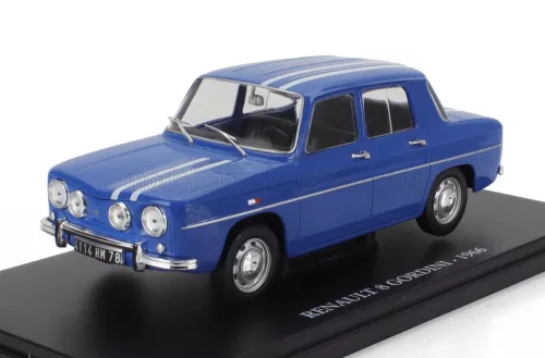 Edicola - RENAULT R8 GORDINI 1966 - CON VETRINA - WITH SHOWCASE BLUE