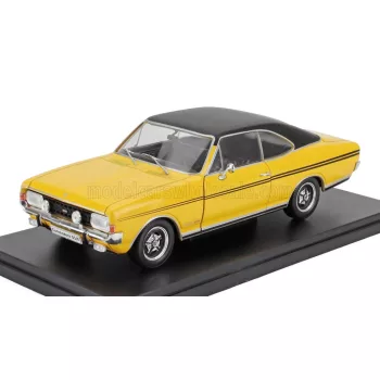   Edicola - OPEL COMMODORE A GS/E COUPE 1970 - CON VETRINA - WITH SHOWCASE YELLOW BLACK