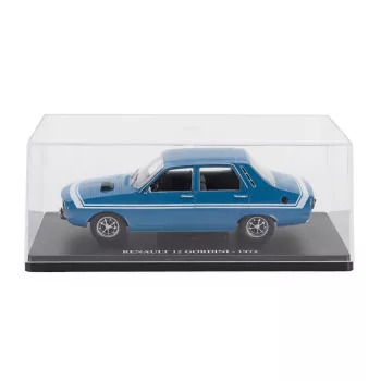   Edicola - RENAULT R12 GORDINI 1972 - CON VETRINA - WITH SHOWCASE LIGHT BLUE