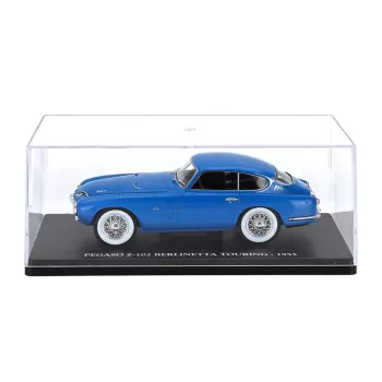   Edicola - PEGASO Z102 BERLINETTA TOURING 1955 - CON VETRINA - WITH SHOWCASE BLUE