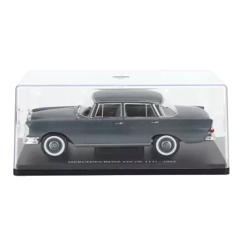   Edicola - MERCEDES BENZ 220 (W111) 1962 - CON VETRINA - WITH SHOWCASE GREY