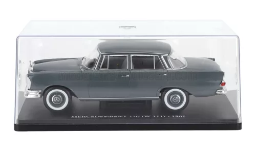 Edicola - MERCEDES BENZ 220 (W111) 1962 - CON VETRINA - WITH SHOWCASE GREY