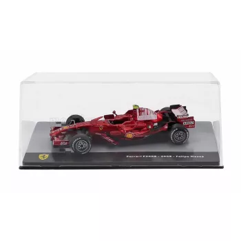   Edicola - FERRARI F1 F2008 N 2 SEASON 2008 FELIPE MASSA - CON VETRINA - WITH SHOWCASE F-1 RED MET