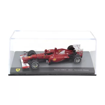   Edicola - FERRARI F1 F2012 N 5 SEASON 2012 FERNANDO ALONSO - CON VETRINA - WITH SHOWCASE RED