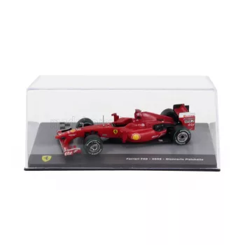  Edicola - FERRARI F1 F60 N 3 SEASON 2009 GIANCARLO FISICHELLA - CON VETRINA - WITH SHOWCASE F-1 RED MET