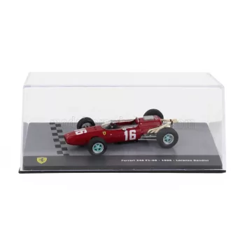   Edicola - FERRARI F1 246 N 16 SEASON 1966 LORENZO BANDINI - CON VETRINA - WITH SHOWCASE RED