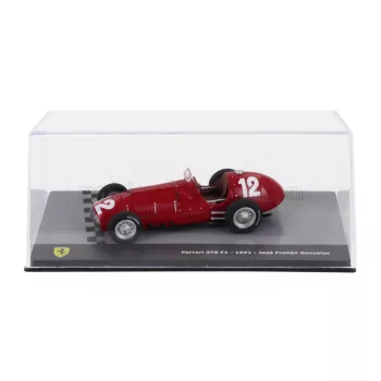   Edicola - FERRARI F1 375 N 12 SEASON 1951 JOSE FROILAN GONZALES - CON VETRINA - WITH SHOWCASE RED
