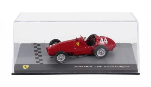 Edicola - FERRARI F1 625 N 44 SEASON 1955 MAURICE TRINTIGNANT - CON VETRINA - WITH SHOWCASE RED
